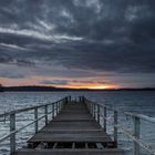 Abendstimmung am Bootsanleger Sielbeck