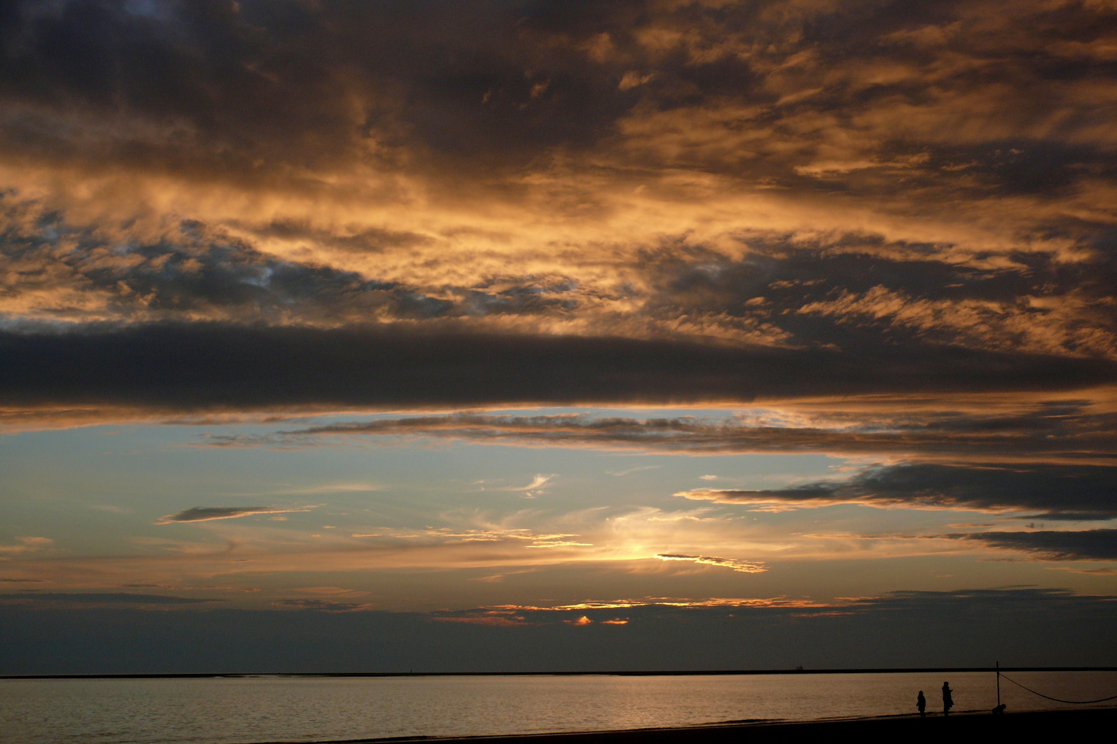 Abendstimmung am Borkumer Strand