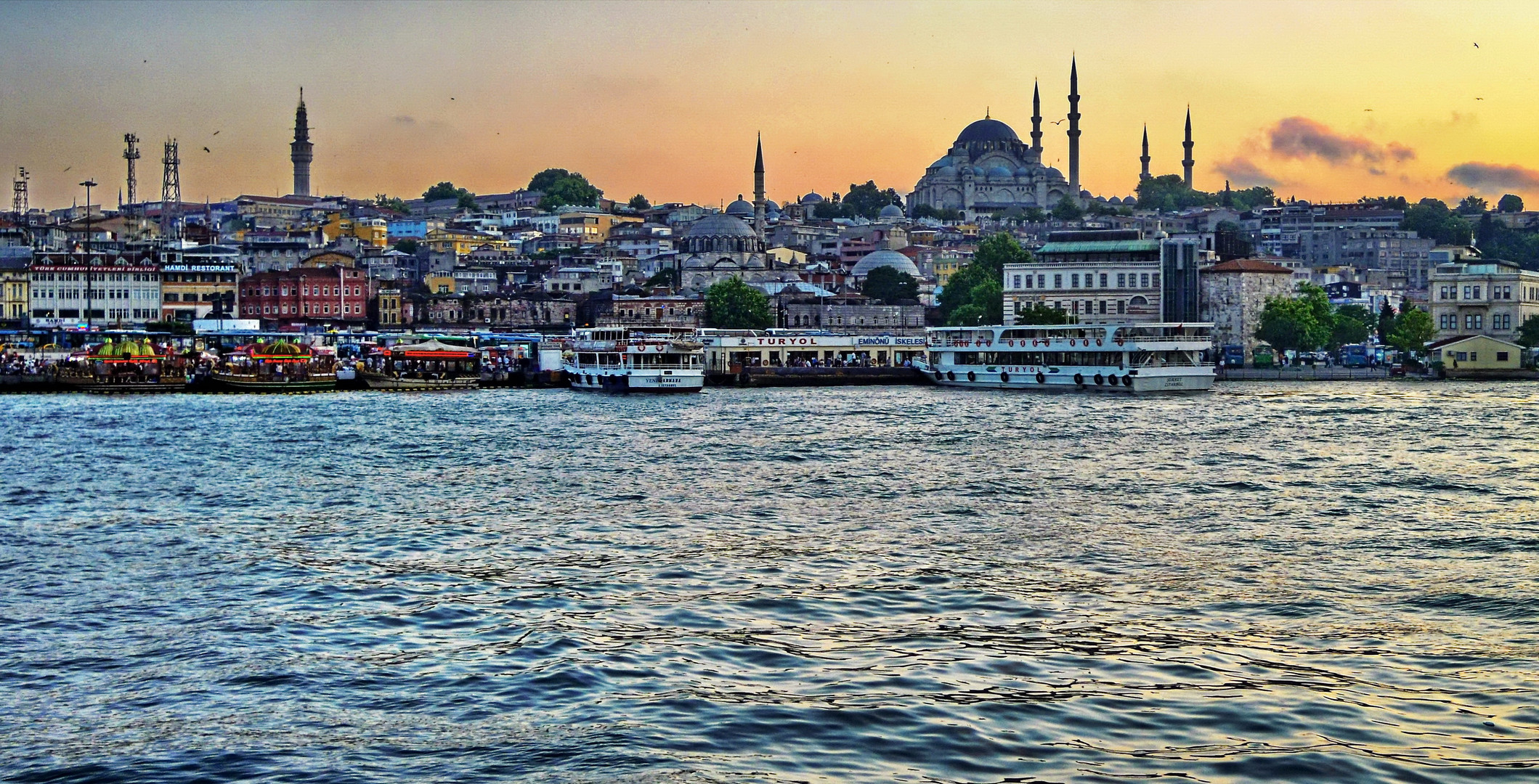 Abendstimmung am Bosphorus