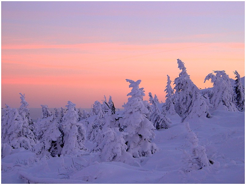 Abendstimmung am Brocken