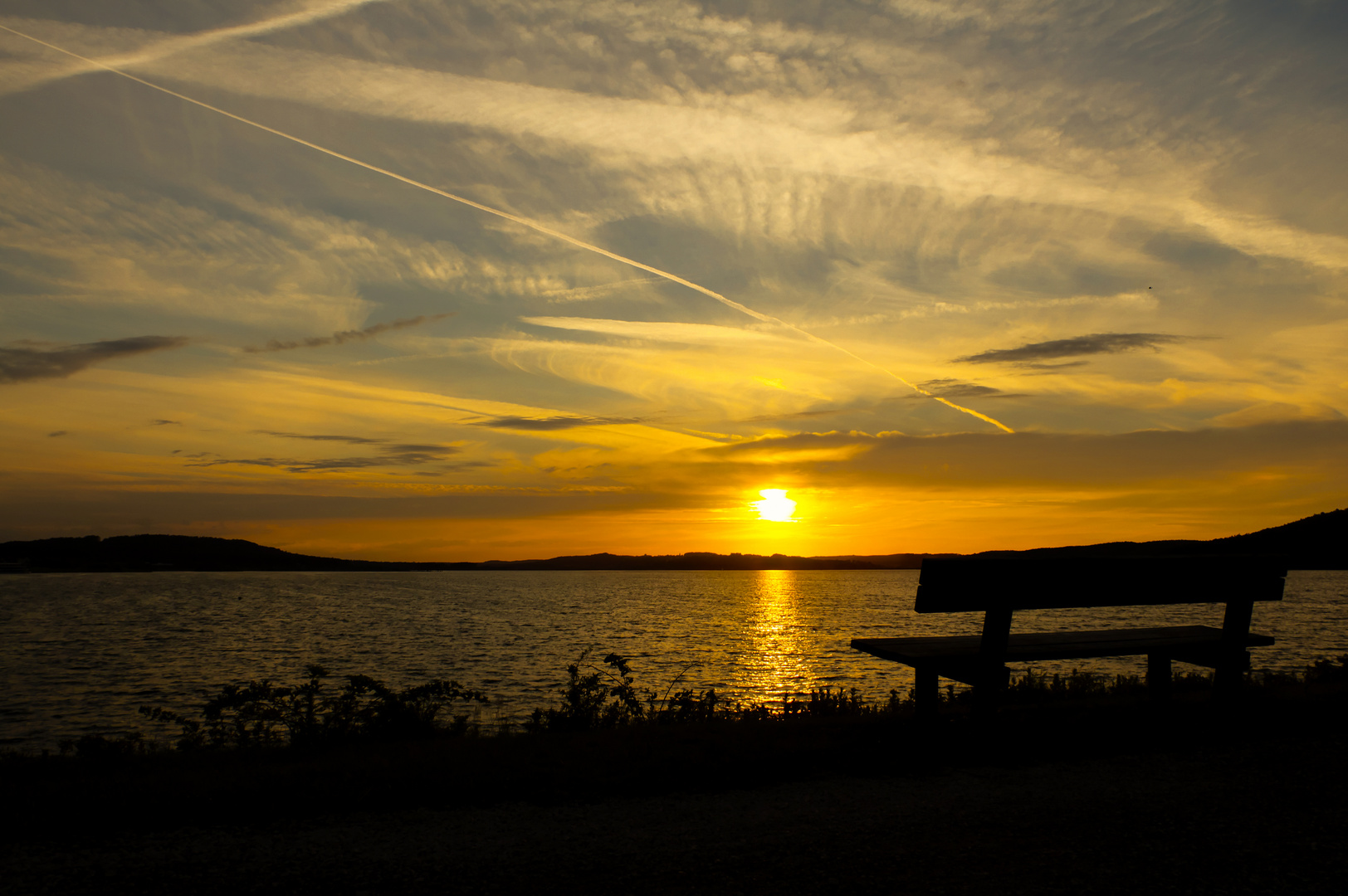 Abendstimmung am Brombachsee