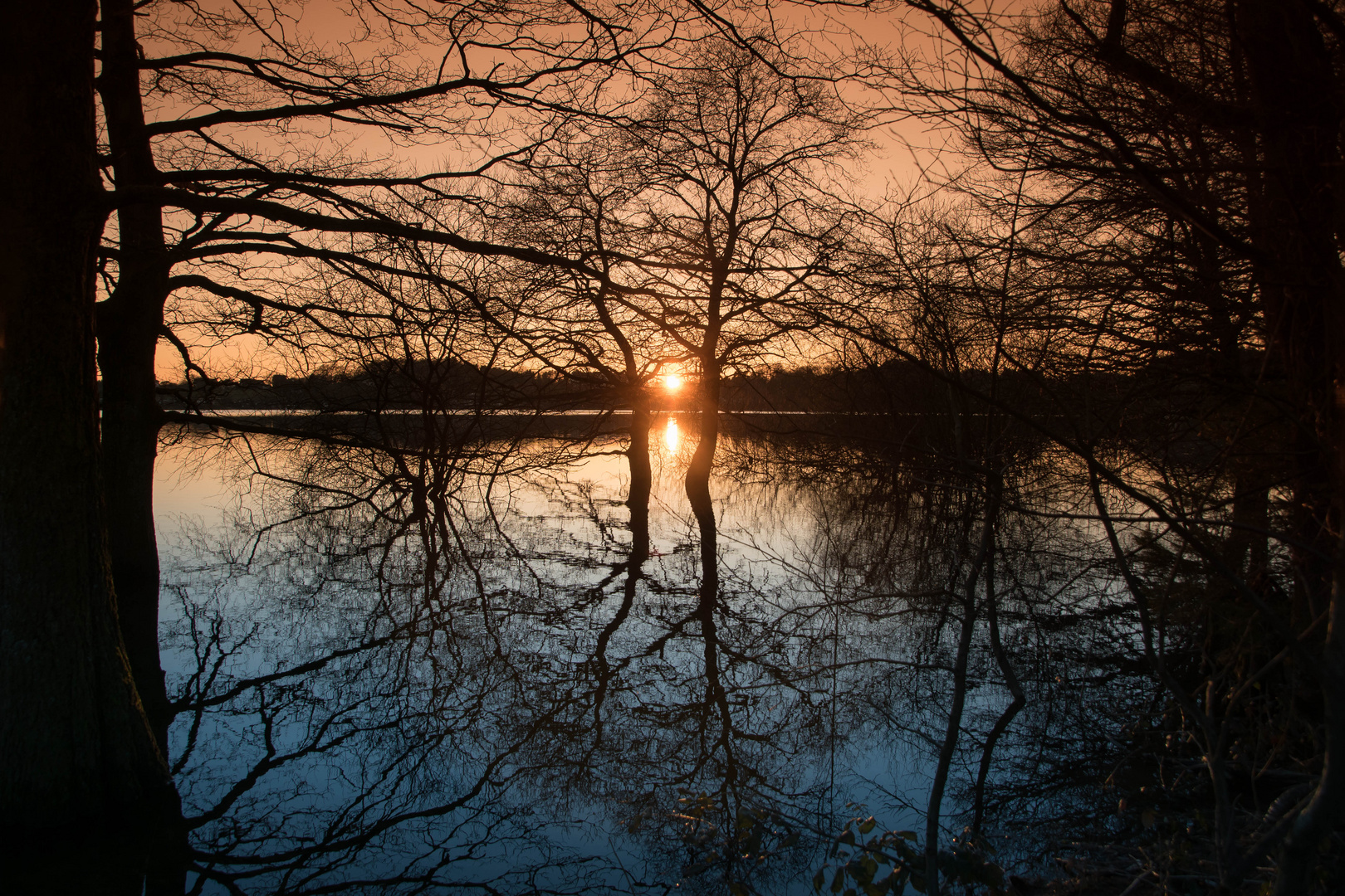 Abendstimmung am Bruchersee