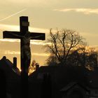 Abendstimmung am Burghauser Friedhof