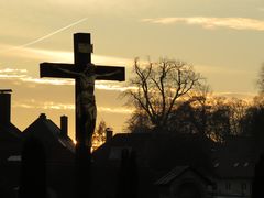 Abendstimmung am Burghauser Friedhof