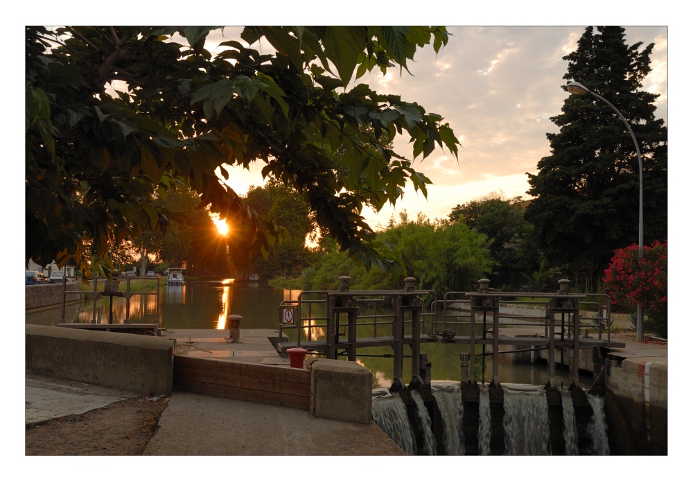 ... abendstimmung am canal du midi ...