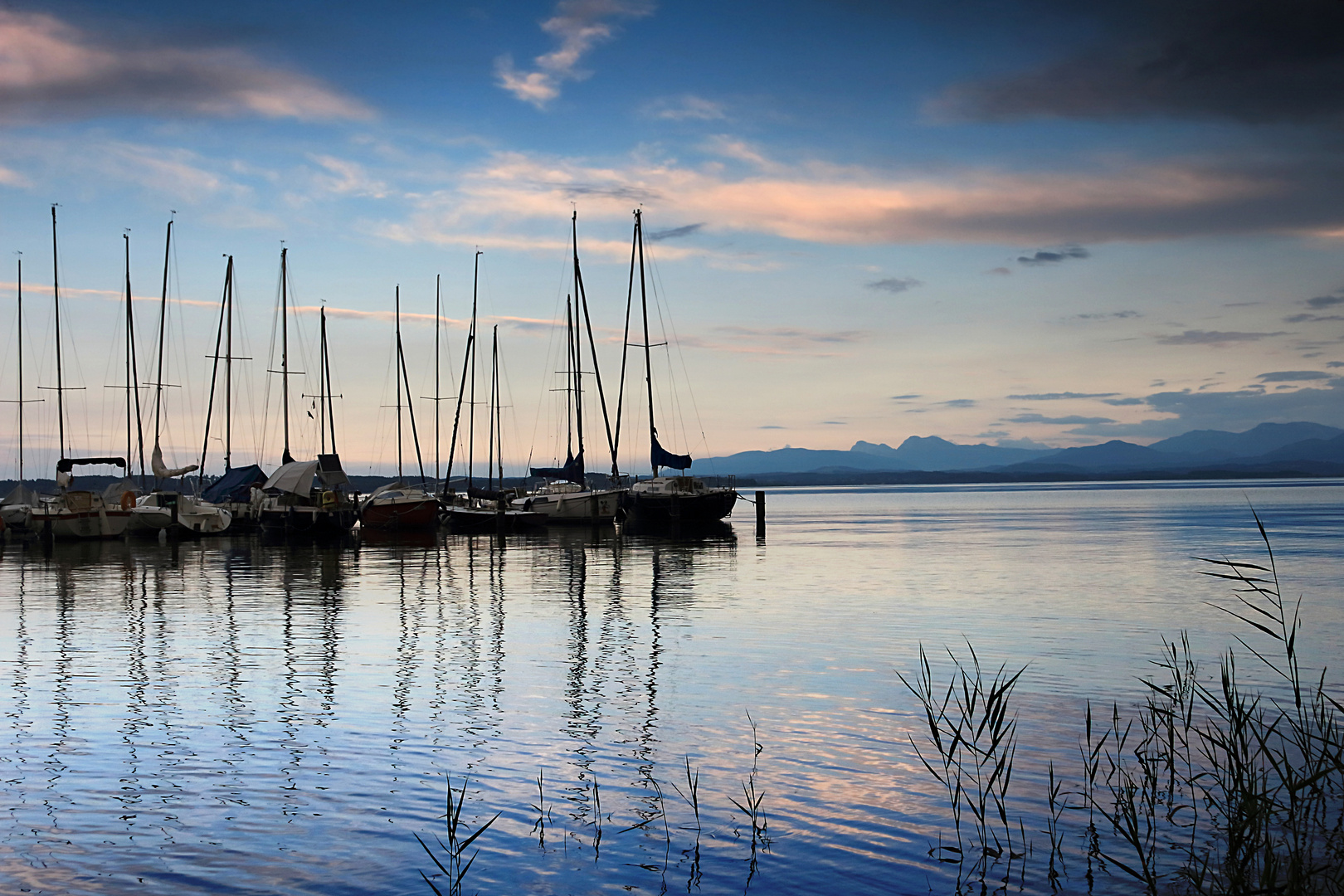 Abendstimmung am Chiemsee