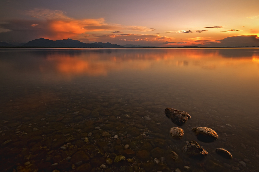 Abendstimmung am Chiemsee