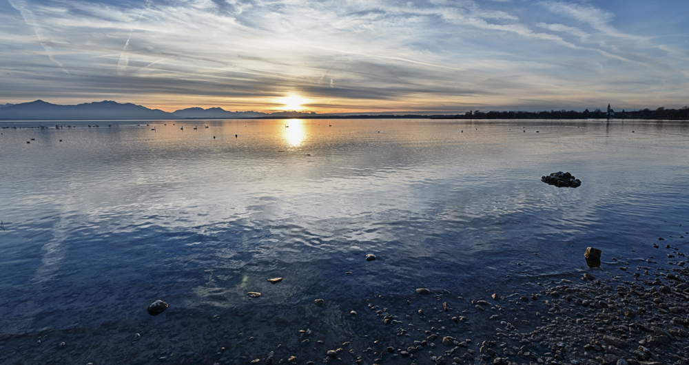 Abendstimmung am Chiemsee