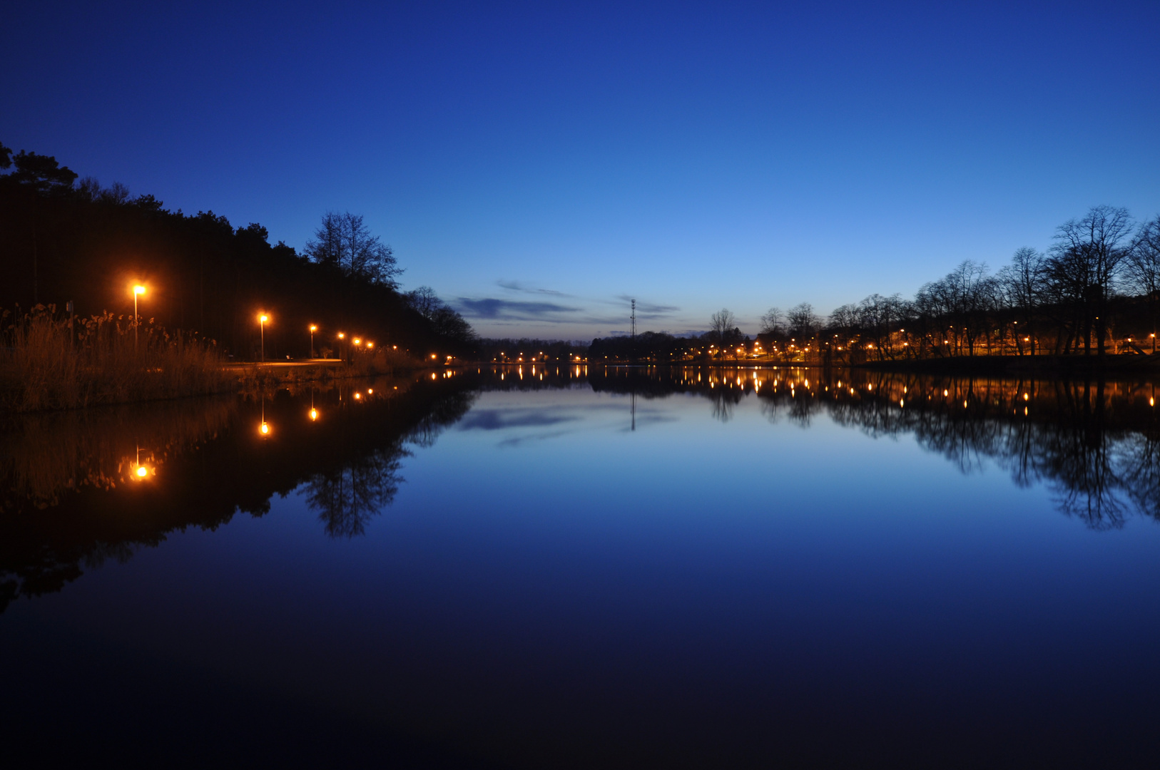 Abendstimmung am Creutzwalder See