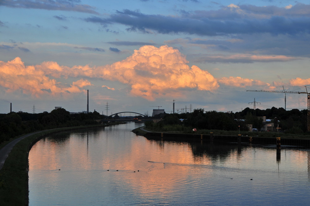 Abendstimmung am Datteln - Hamm Kanal