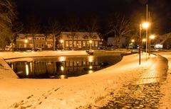 Abendstimmung am Dorfteich