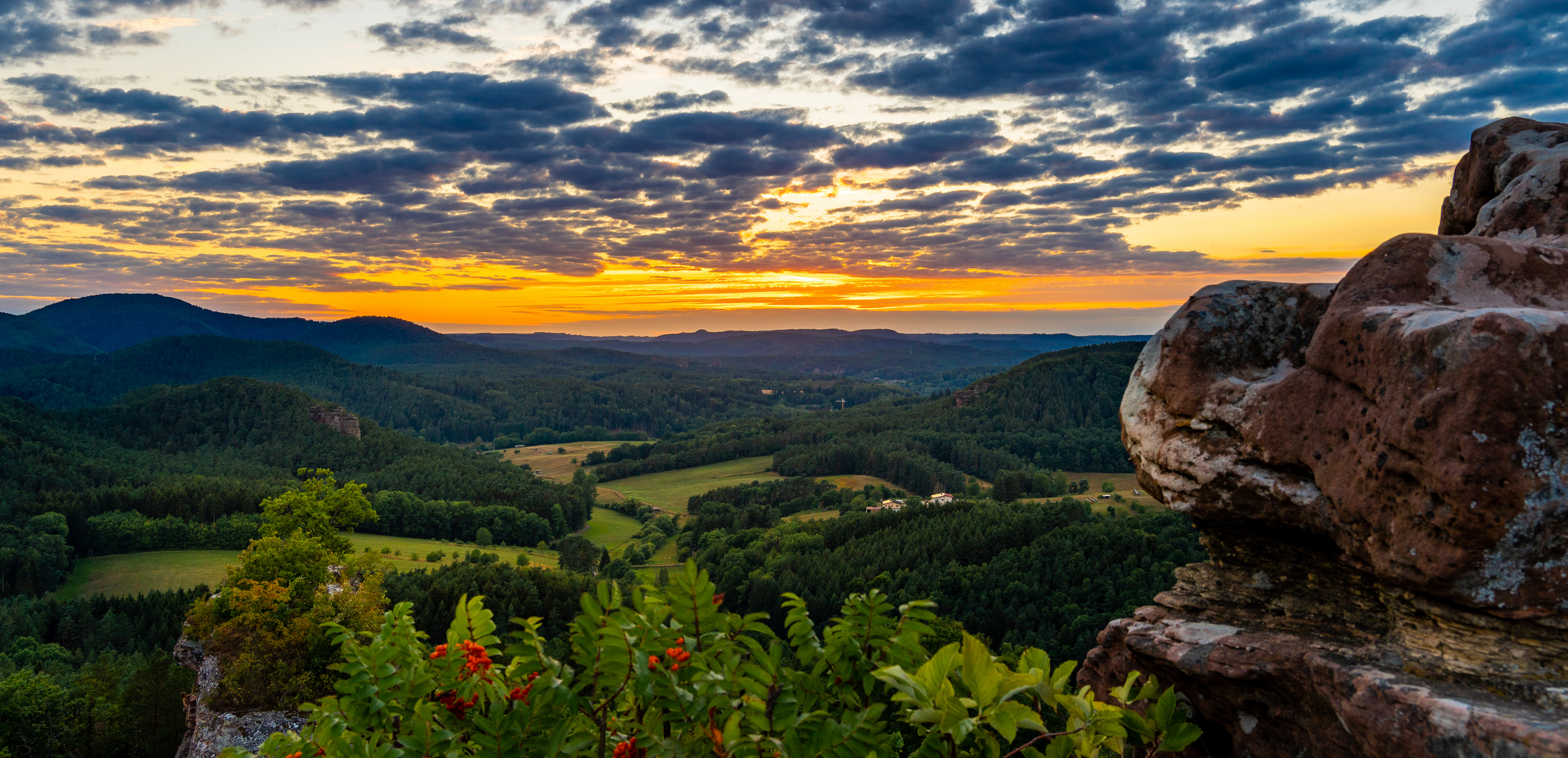 Abendstimmung am Drachenfels