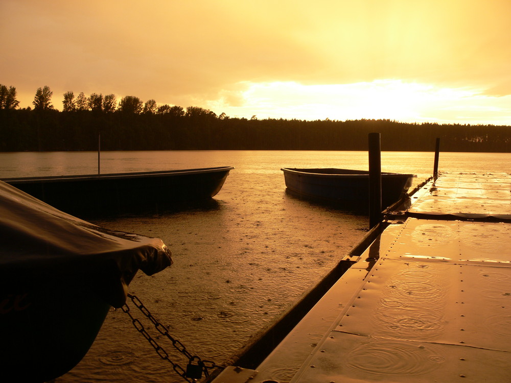 Abendstimmung am Dreetzsee