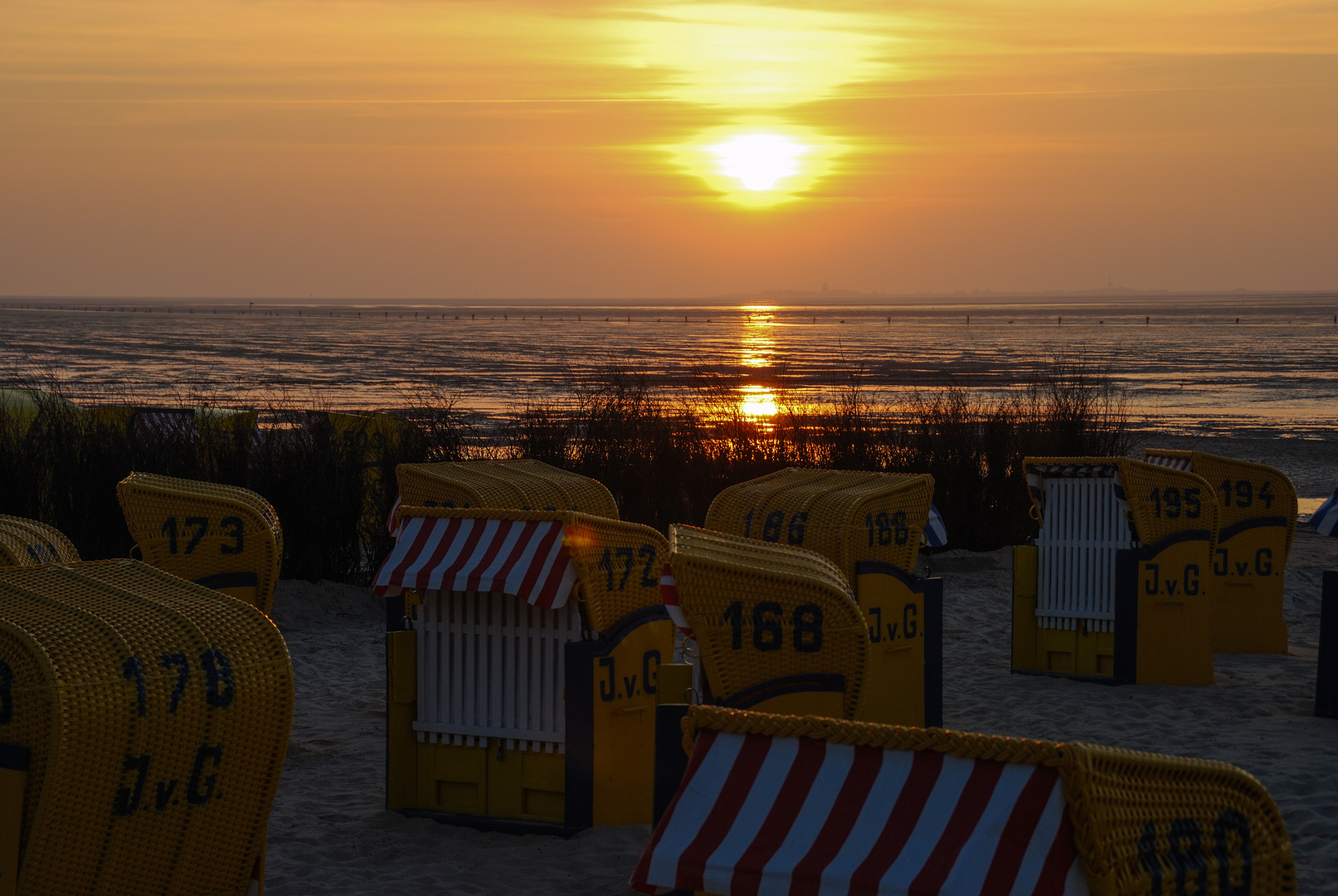 Abendstimmung am Duhner Strand