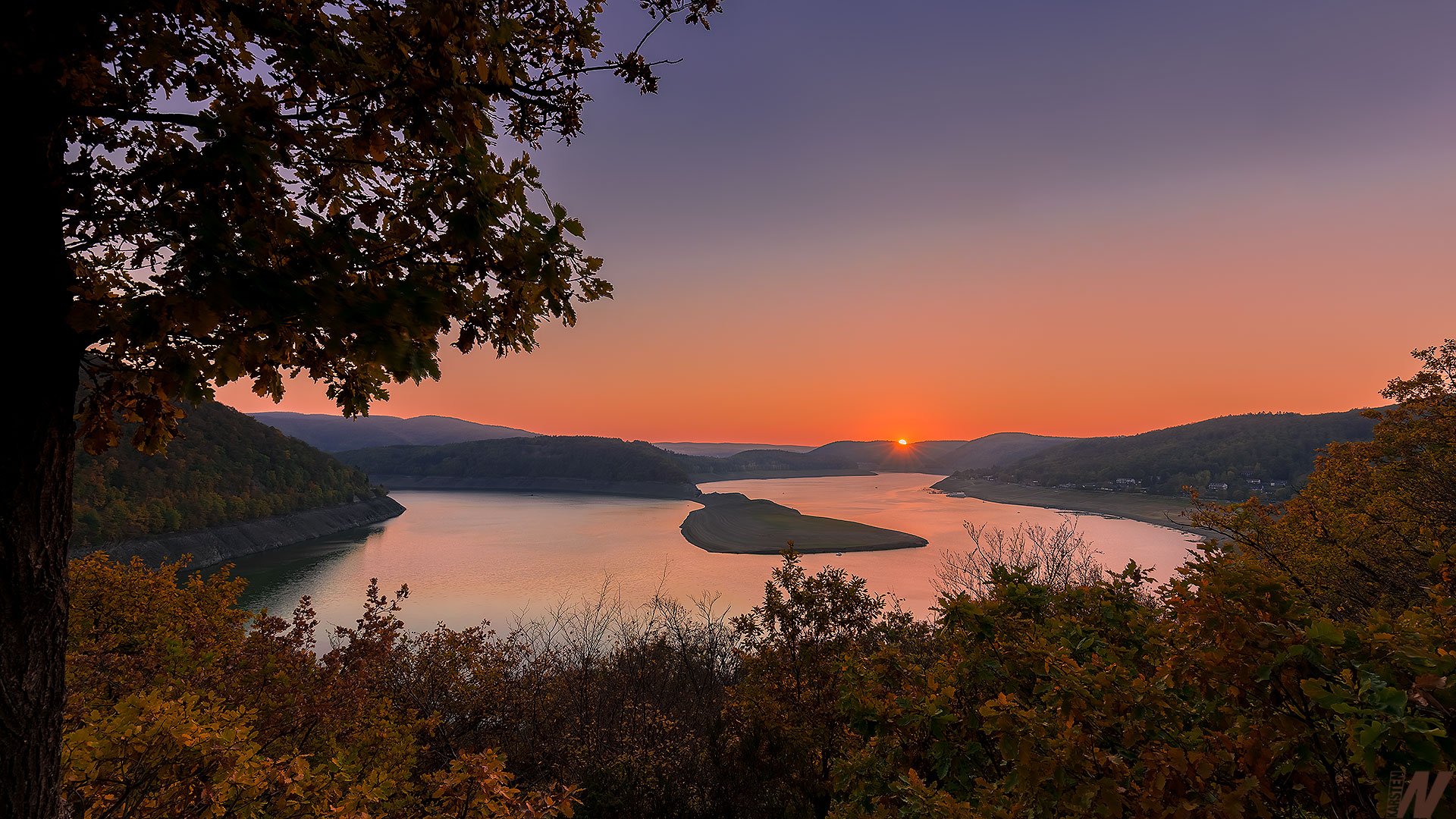 Abendstimmung am Edersee... wie gefällt es euch???