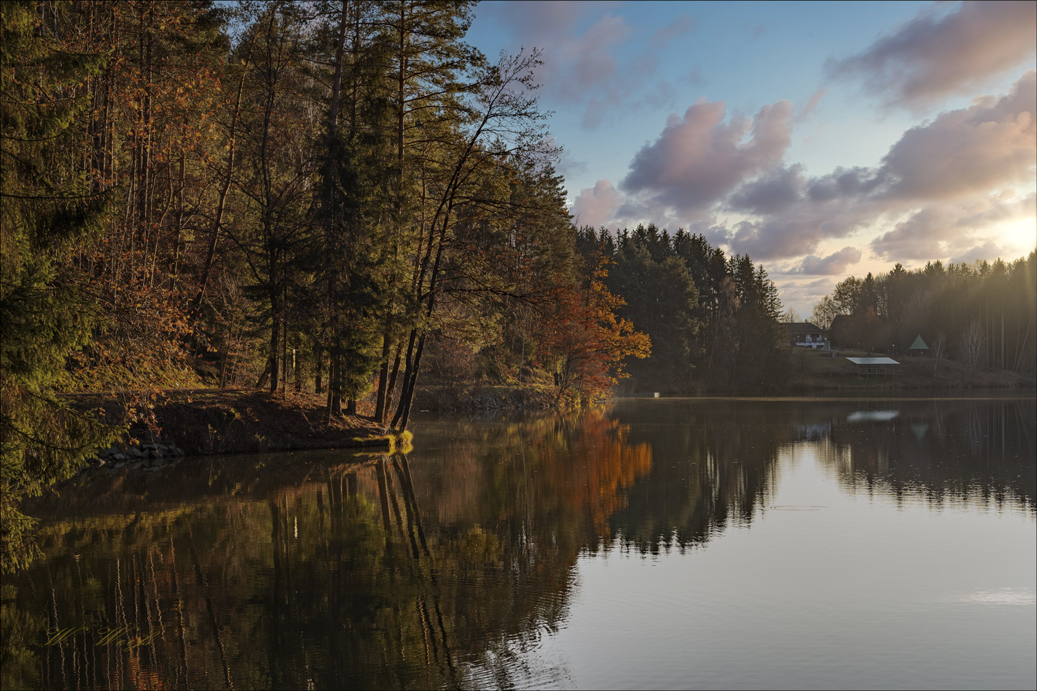 Abendstimmung am Eginger See