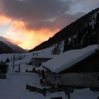 Abendstimmung am Ende des Hinteren Ahrntales, in der Nähe von Heilig Geist