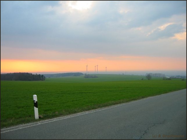 Abendstimmung am Ettersberg