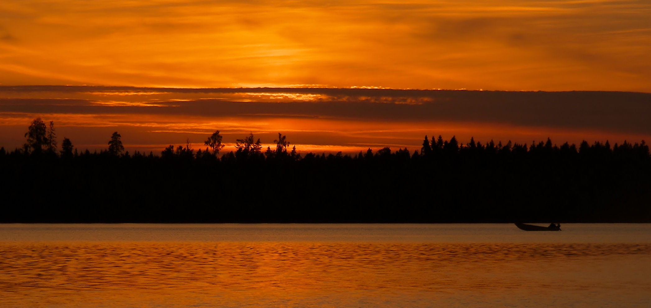 Abendstimmung am Fegensee