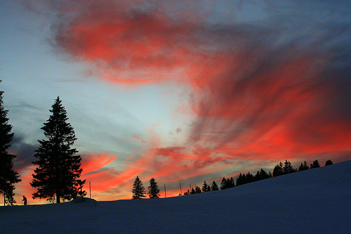 Abendstimmung am Feldberg