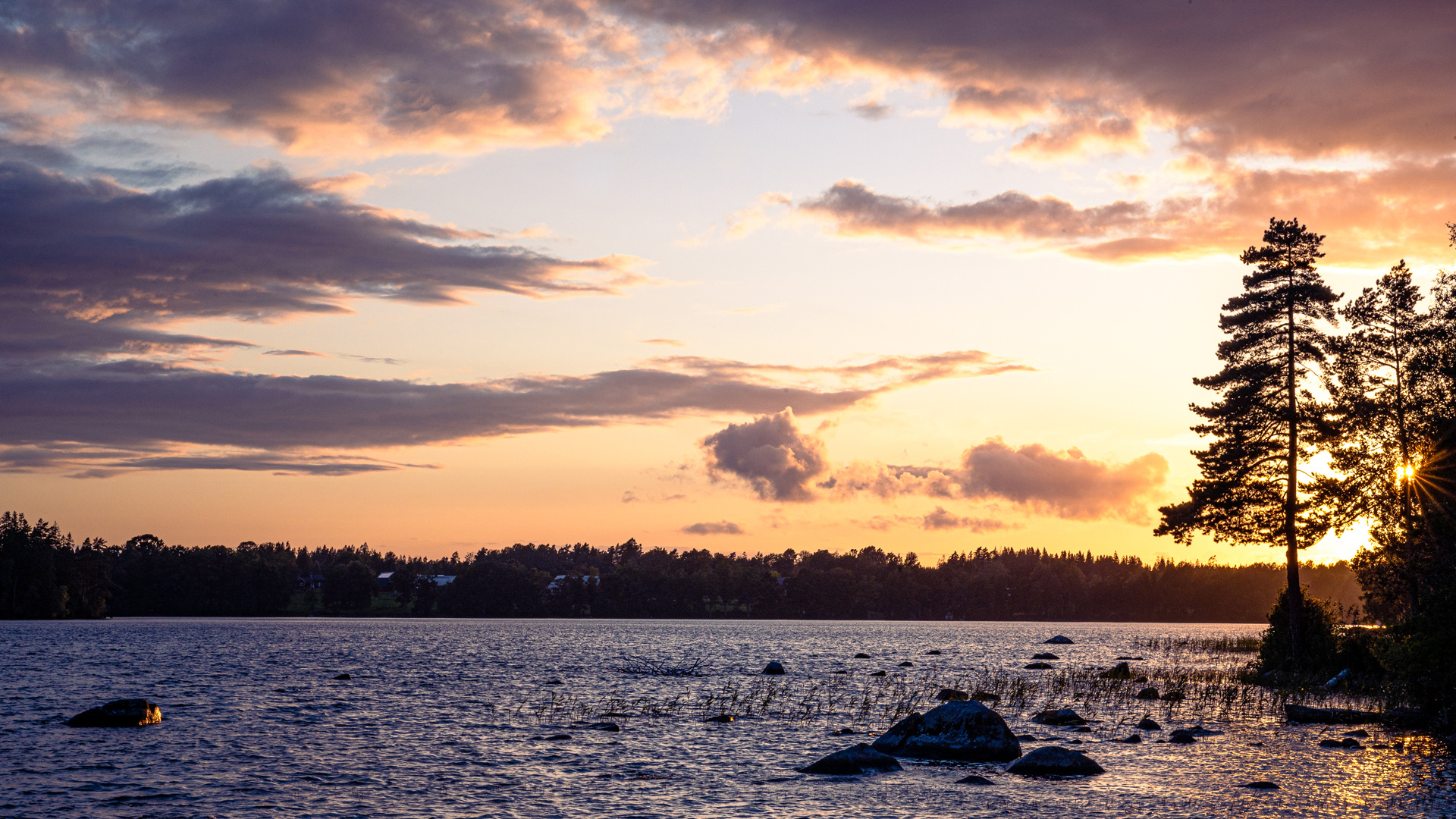 Abendstimmung am Fiolen bei Åkhult