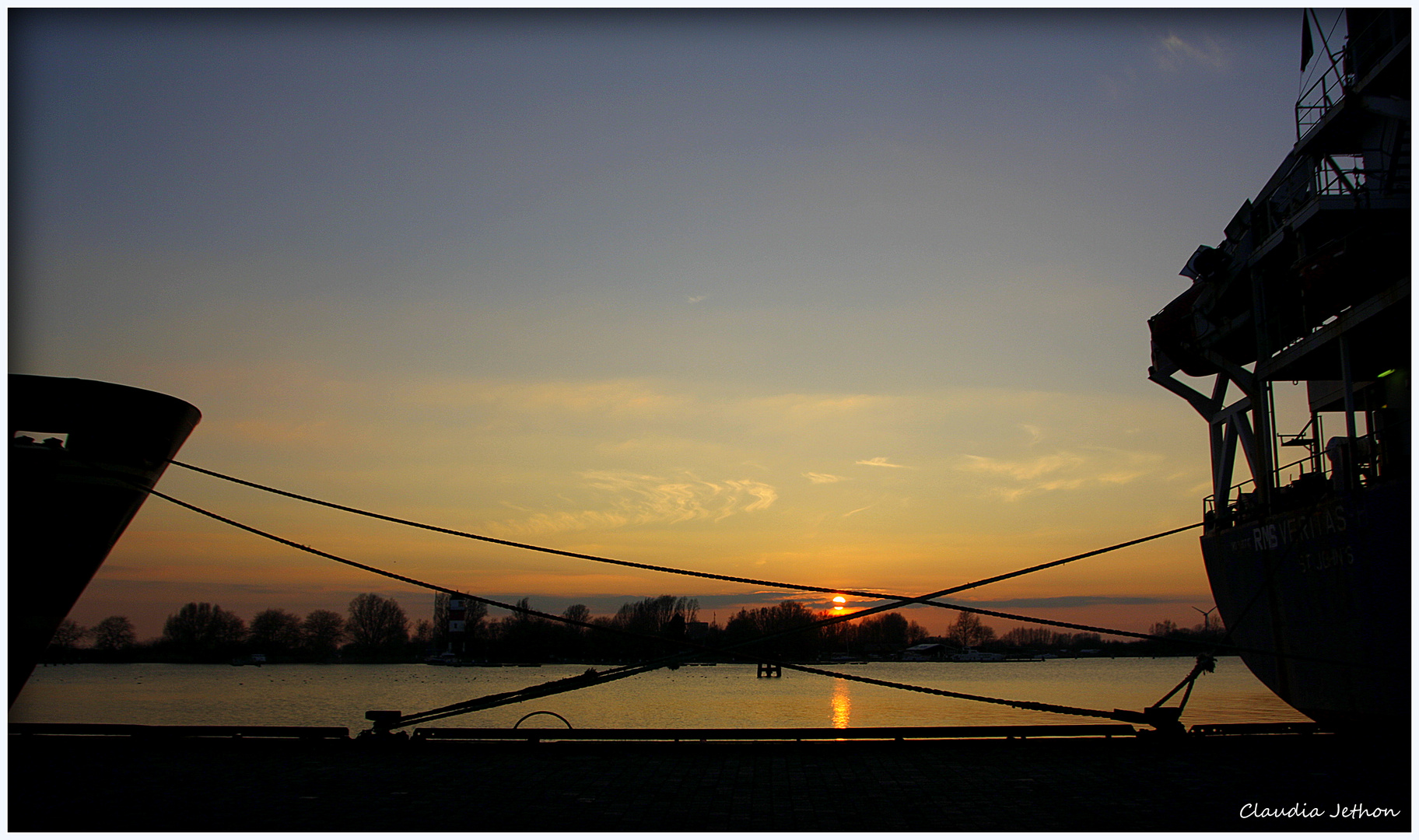 Abendstimmung am FIschereihafen