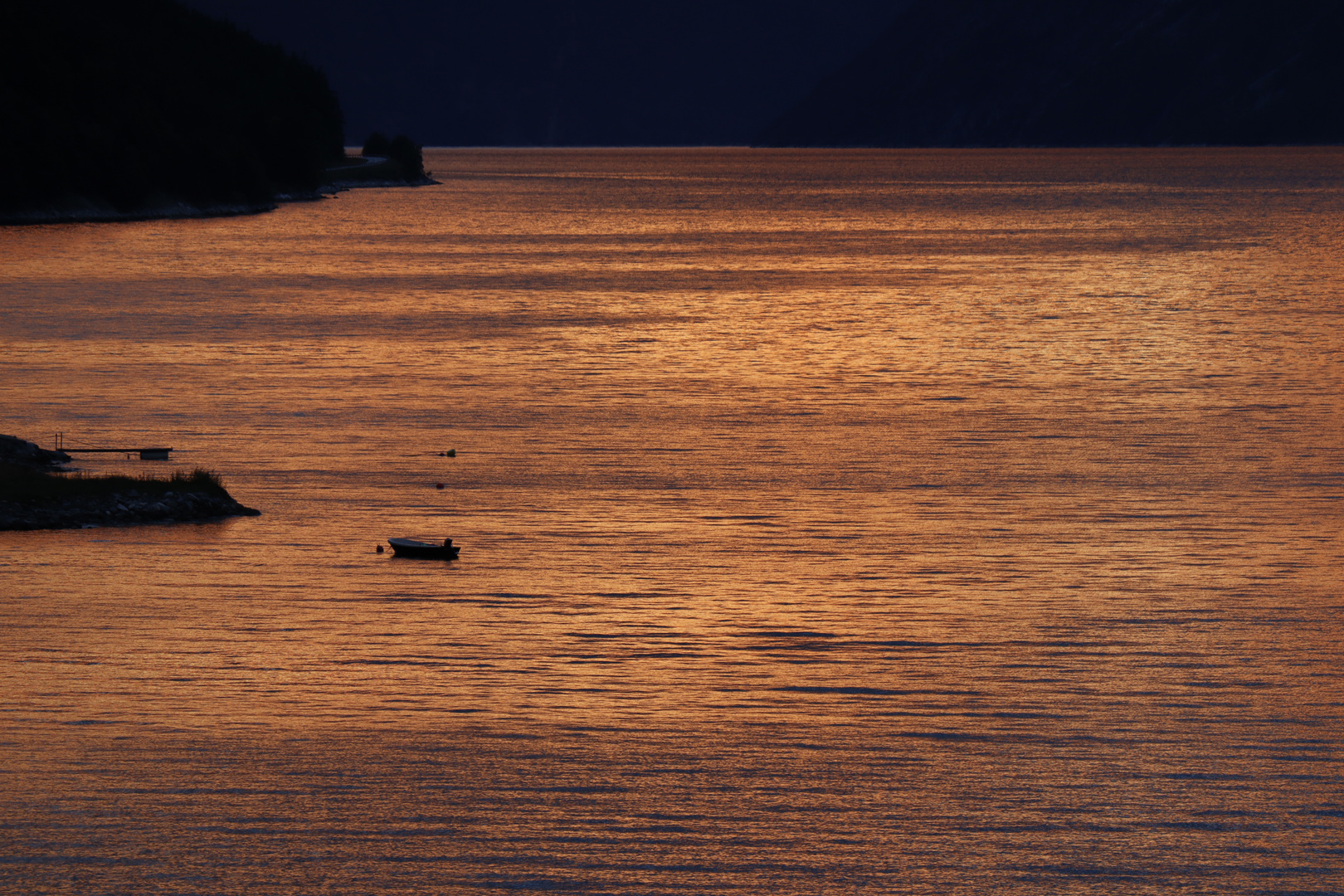 Abendstimmung am Fjord 2