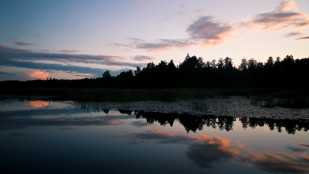 Abendstimmung am Fjord