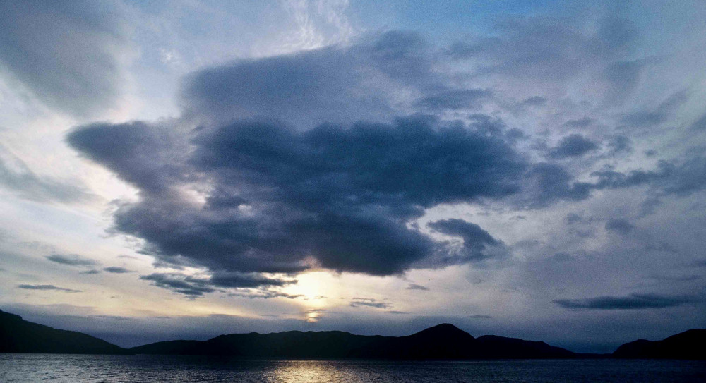 Abendstimmung am Fjord