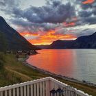 Abendstimmung am Fjord