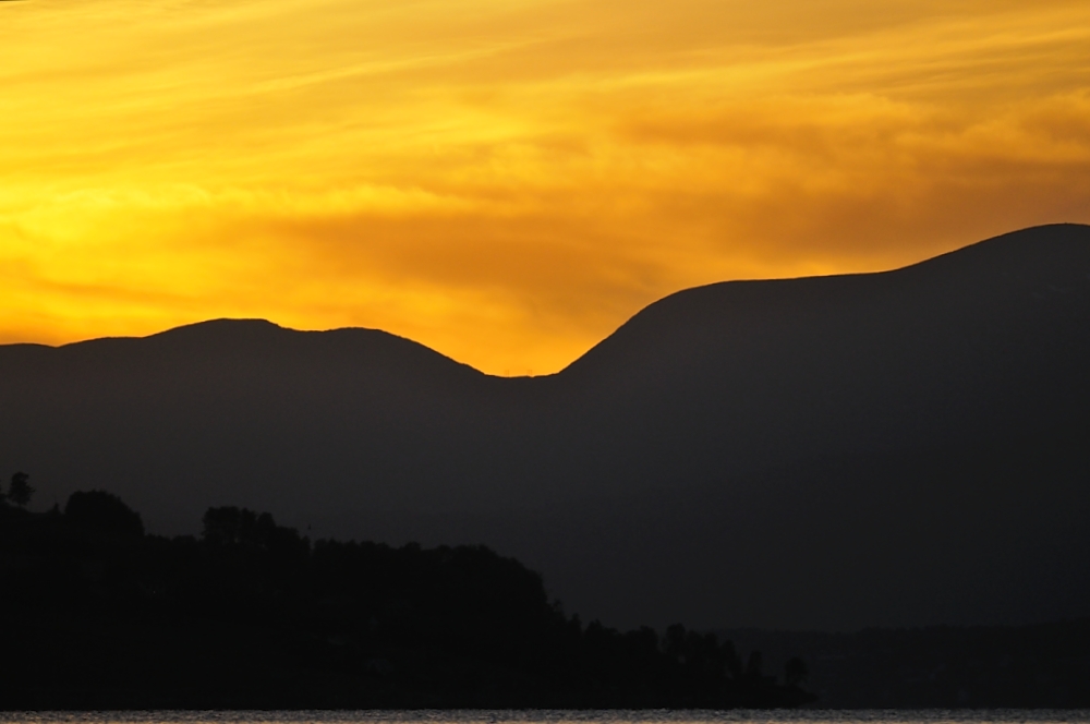 Abendstimmung am Fjord