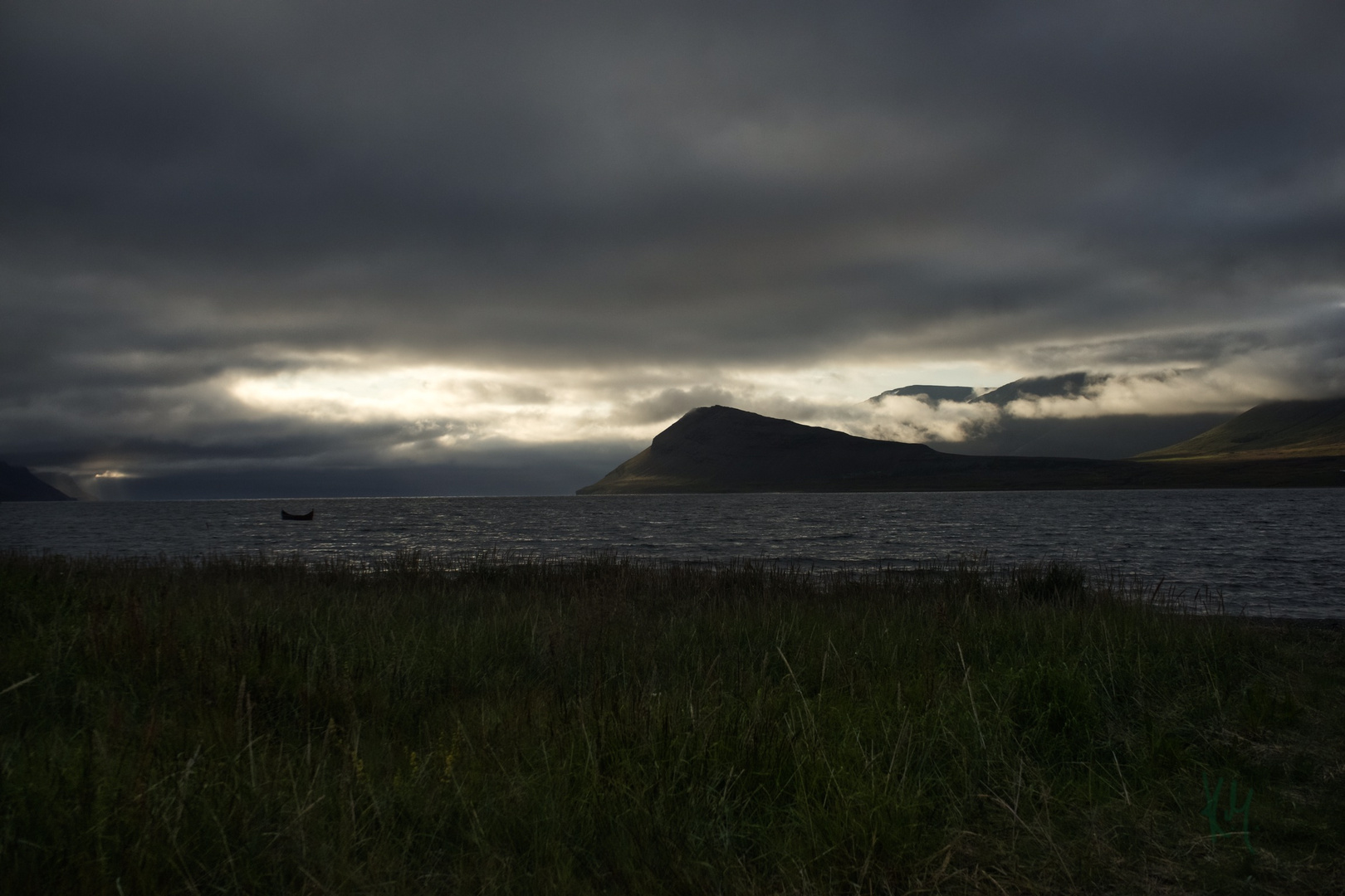 Abendstimmung am Fjord