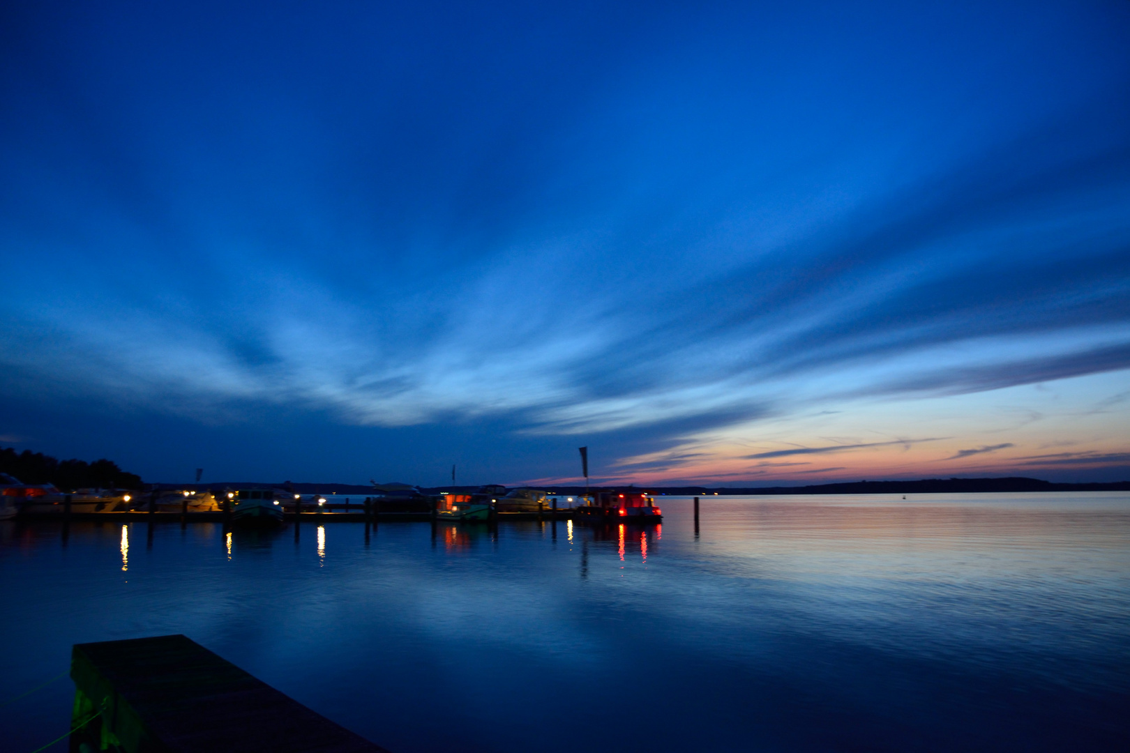 Abendstimmung am Fleesensee