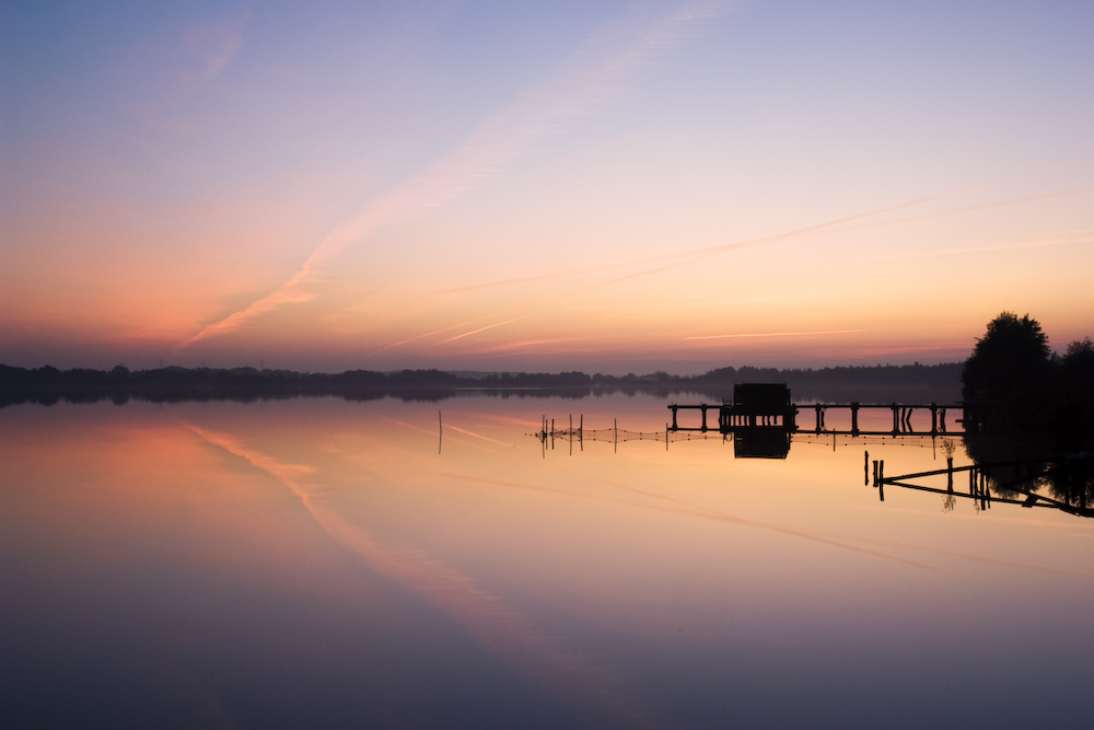 Abendstimmung am Flögelner See