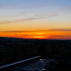 Abendstimmung am Flughafen München 1/3