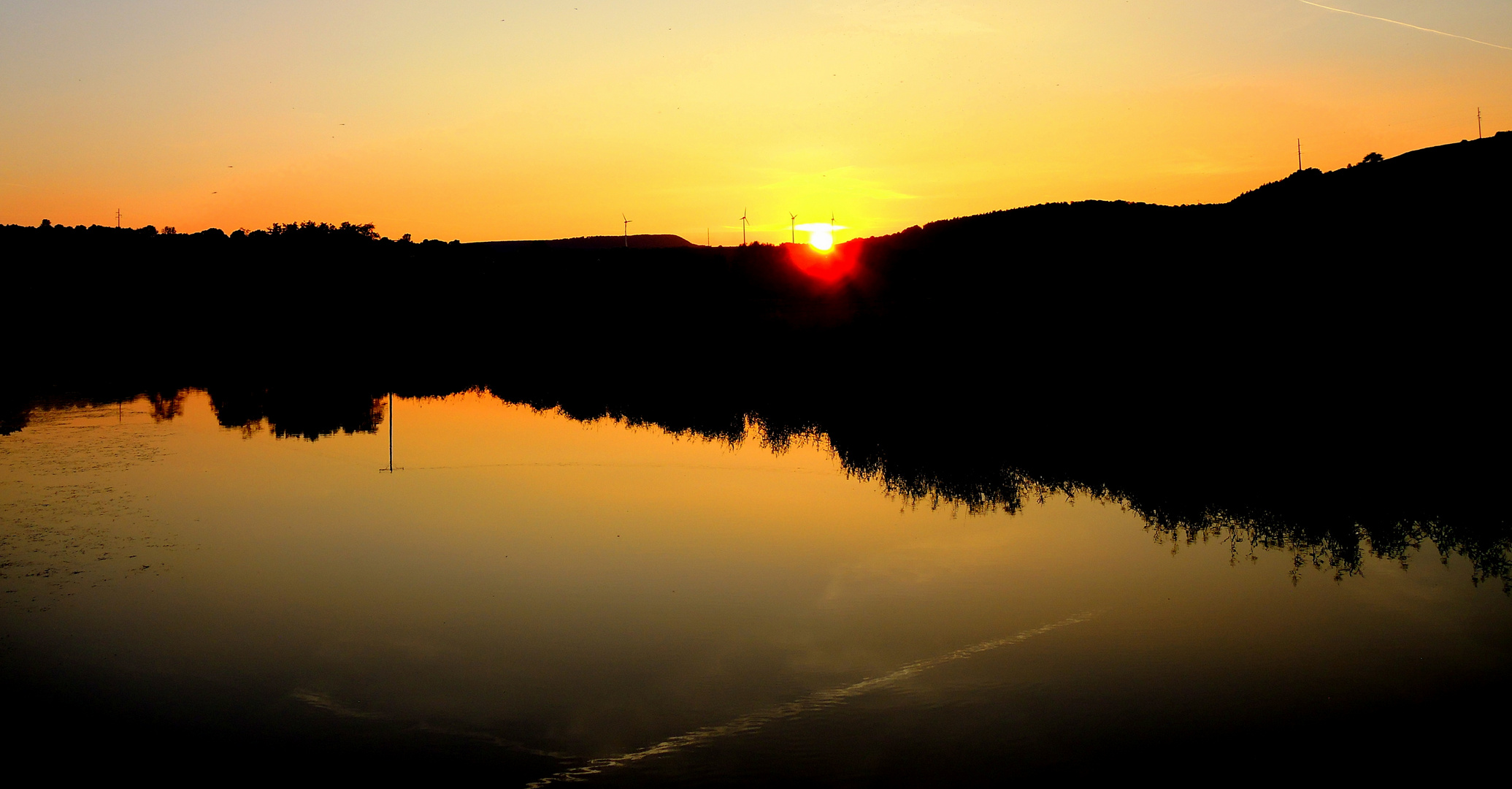 Abendstimmung am Fluss.....