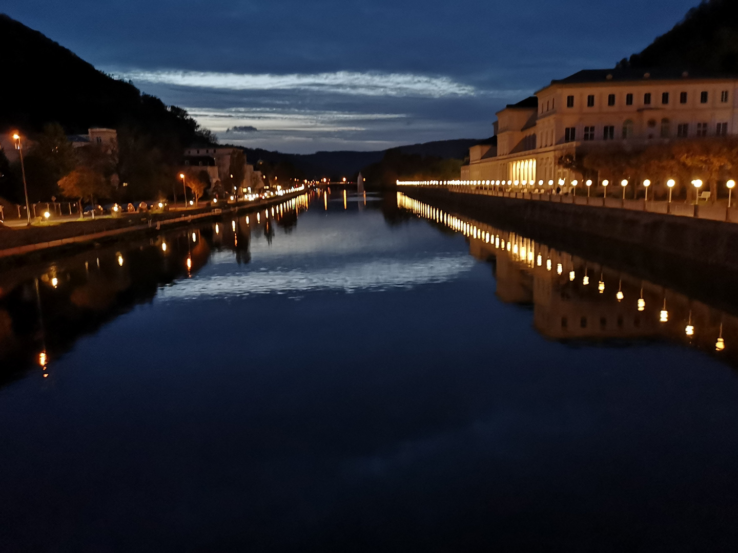 Abendstimmung am Fluss