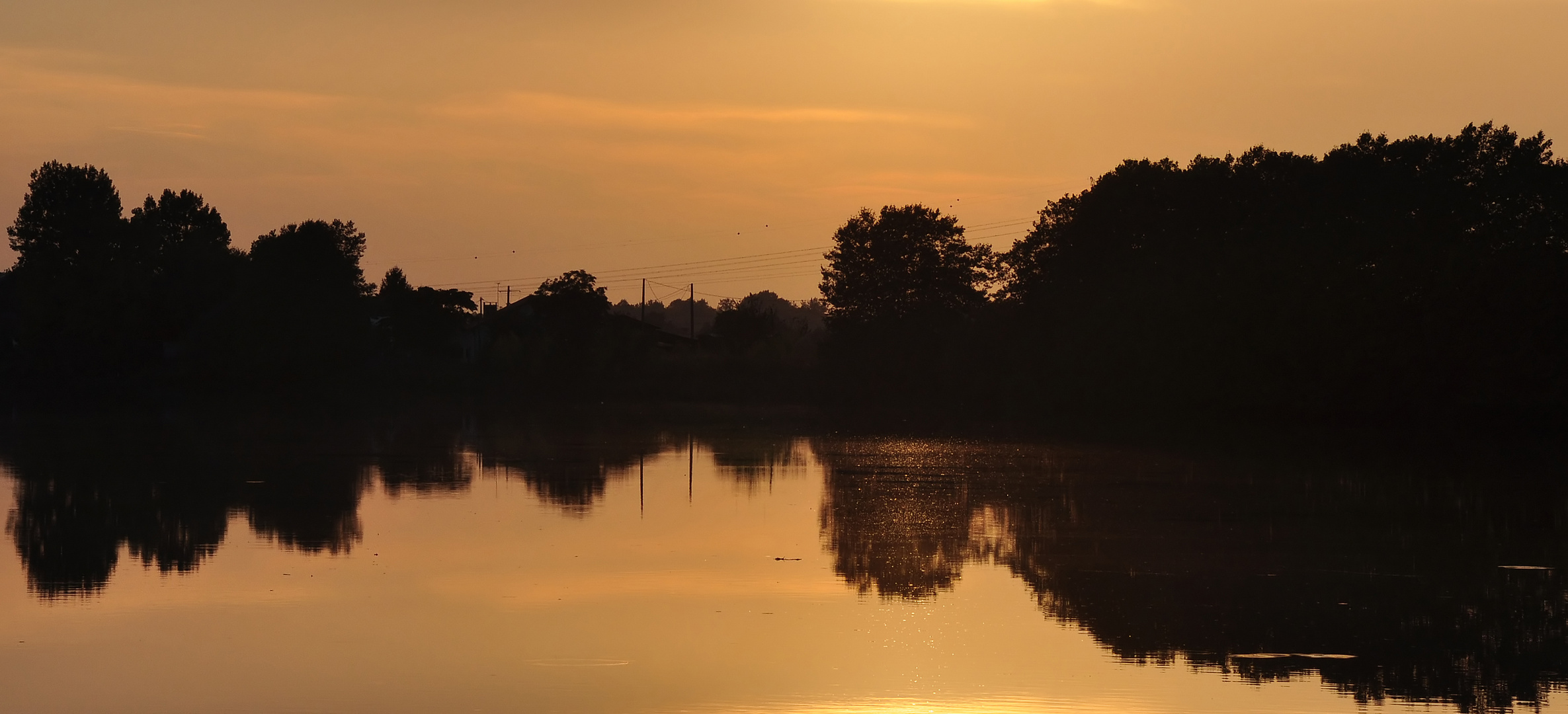 Abendstimmung am Fluß