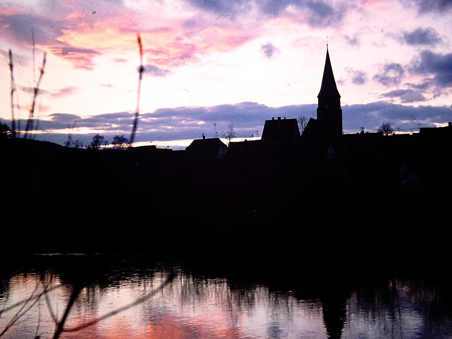 Abendstimmung am Fluß