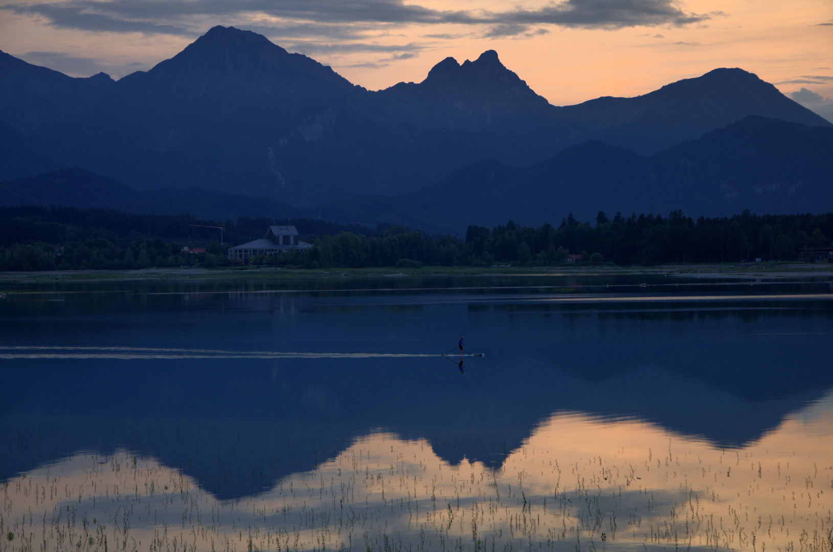 Abendstimmung am Forggensee