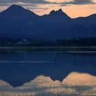 Abendstimmung am Forggensee