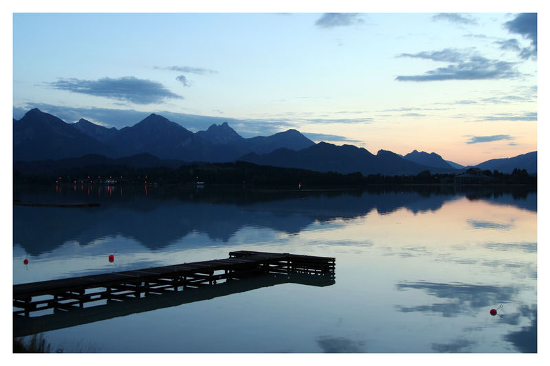 Abendstimmung am Forggensee