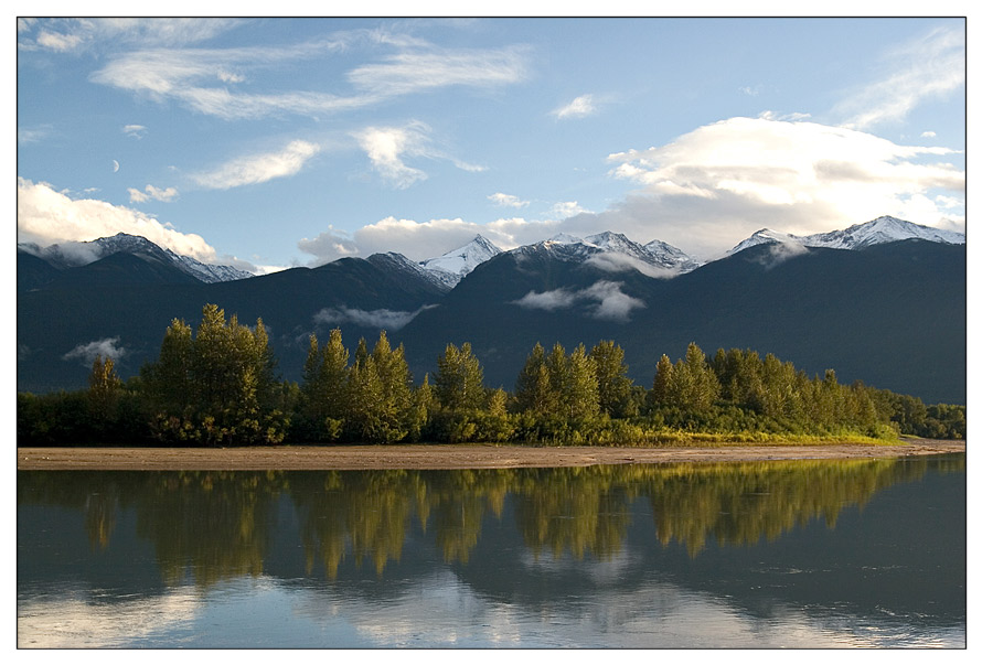 Abendstimmung am Fraser River