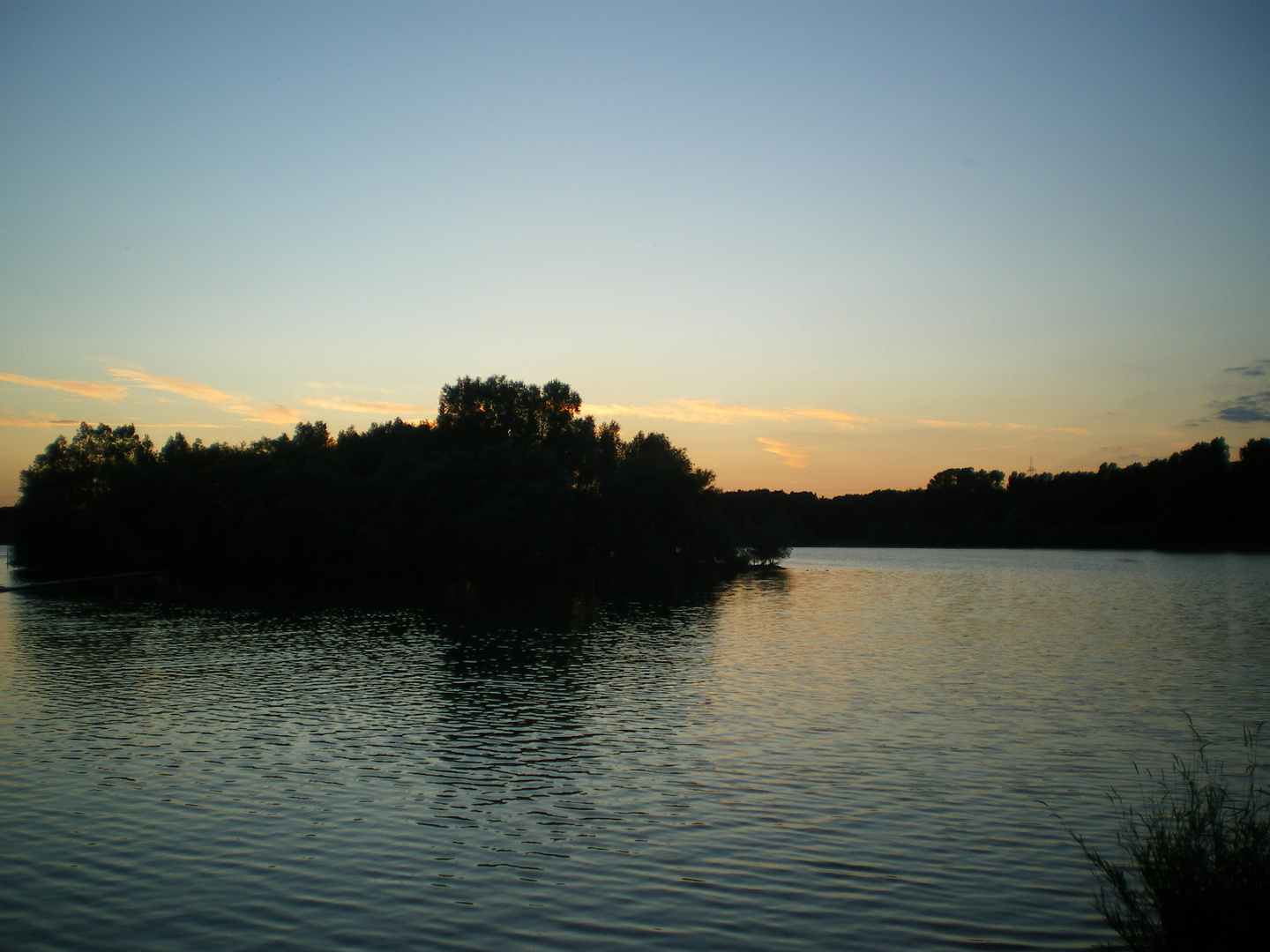 Abendstimmung am Fühlinger See