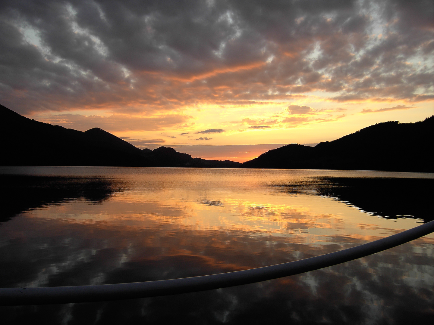 Abendstimmung am Fuschlsee.....(Juli 2007)