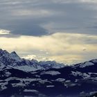 Abendstimmung am Gäbris, Appenzeller Alpen, Schweiz