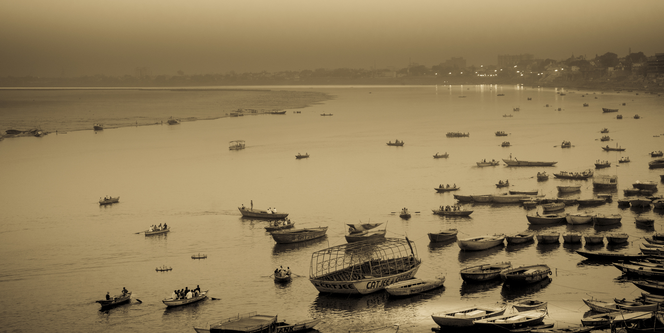 Abendstimmung am Ganges (Varanasi)