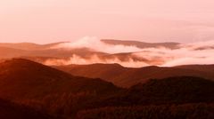 Abendstimmung am Garajonay - die Passatwolken kommen über die Berge