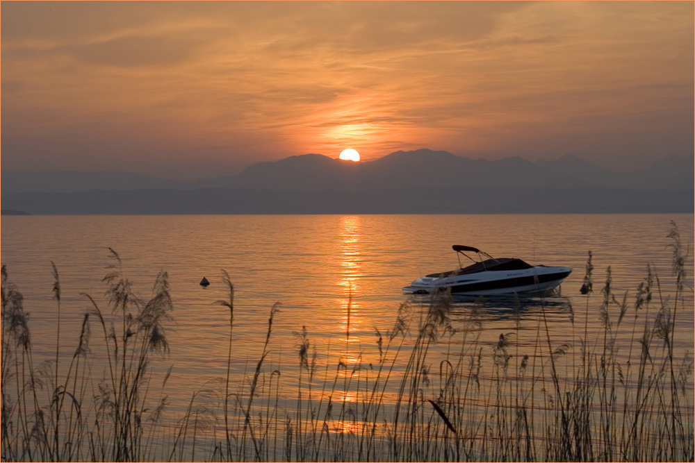 Abendstimmung am Gardasee