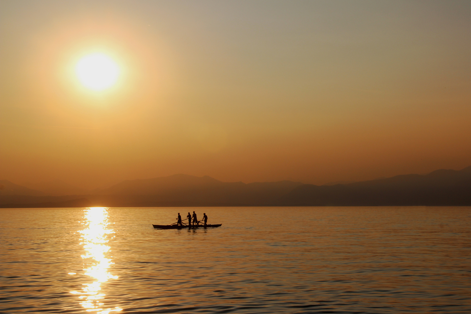 Abendstimmung am Gardasee